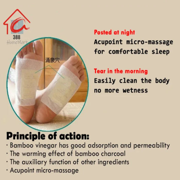 🌿Herbal & Gentle Ingredient Detox Foot Pads🌿🦶BUY 10 GET 20 FREE 🌱(Pack of 30)