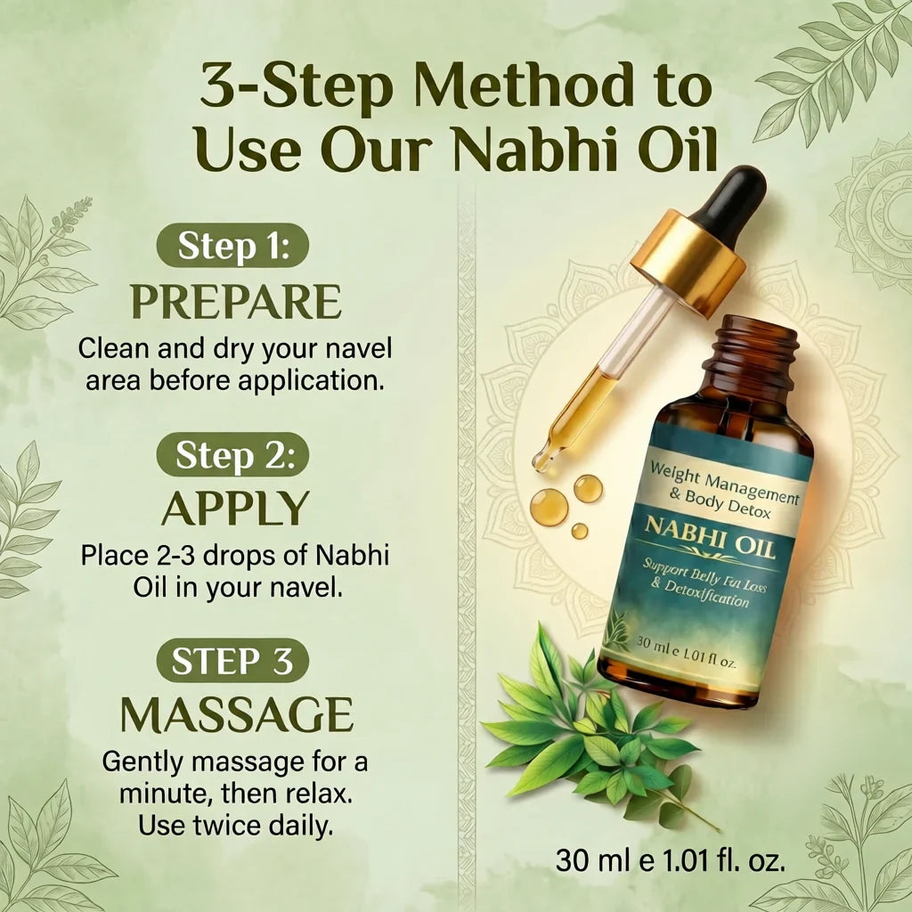 Weight Management and Body Detox Nabhi Oil🌿