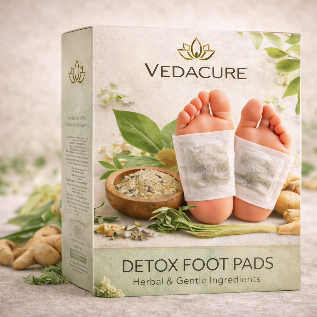 Vedacure 100% Authentic Herbal & Gentle Ingredient Detox Foot Pads (BUY 10 GET 20 FREE Pack of 30)@599