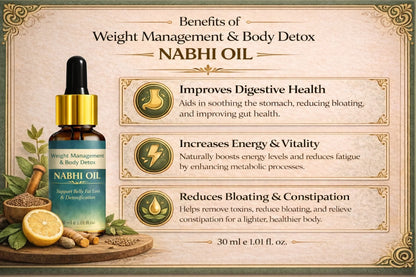 Weight Management and Body Detox Nabhi Oil🌿