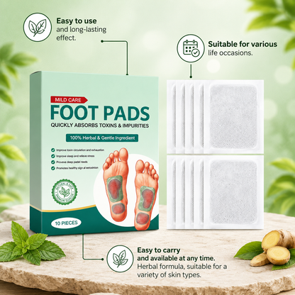 🌿Herbal & Gentle Ingredient Detox Foot Pads🌿🦶BUY 10 GET 20 FREE 🌱(Pack of 30)