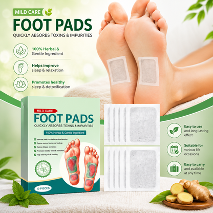 🌿Herbal & Gentle Ingredient Detox Foot Pads🌿🦶BUY 10 GET 20 FREE 🌱(Pack of 30)