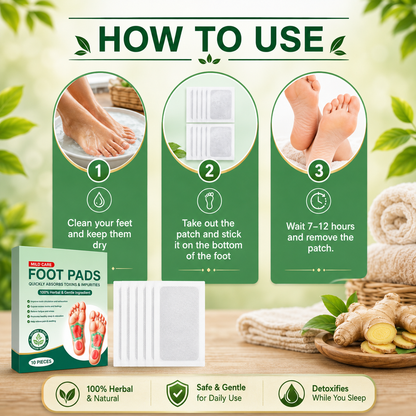🌿Herbal & Gentle Ingredient Detox Foot Pads🌿🦶BUY 10 GET 20 FREE 🌱(Pack of 30)