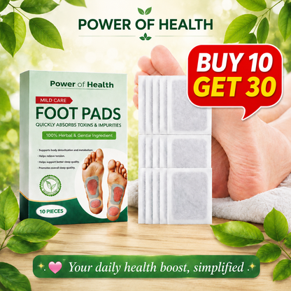 🌿Herbal & Gentle Ingredient Detox Foot Pads🌿🦶BUY 10 GET 20 FREE 🌱(Pack of 30)