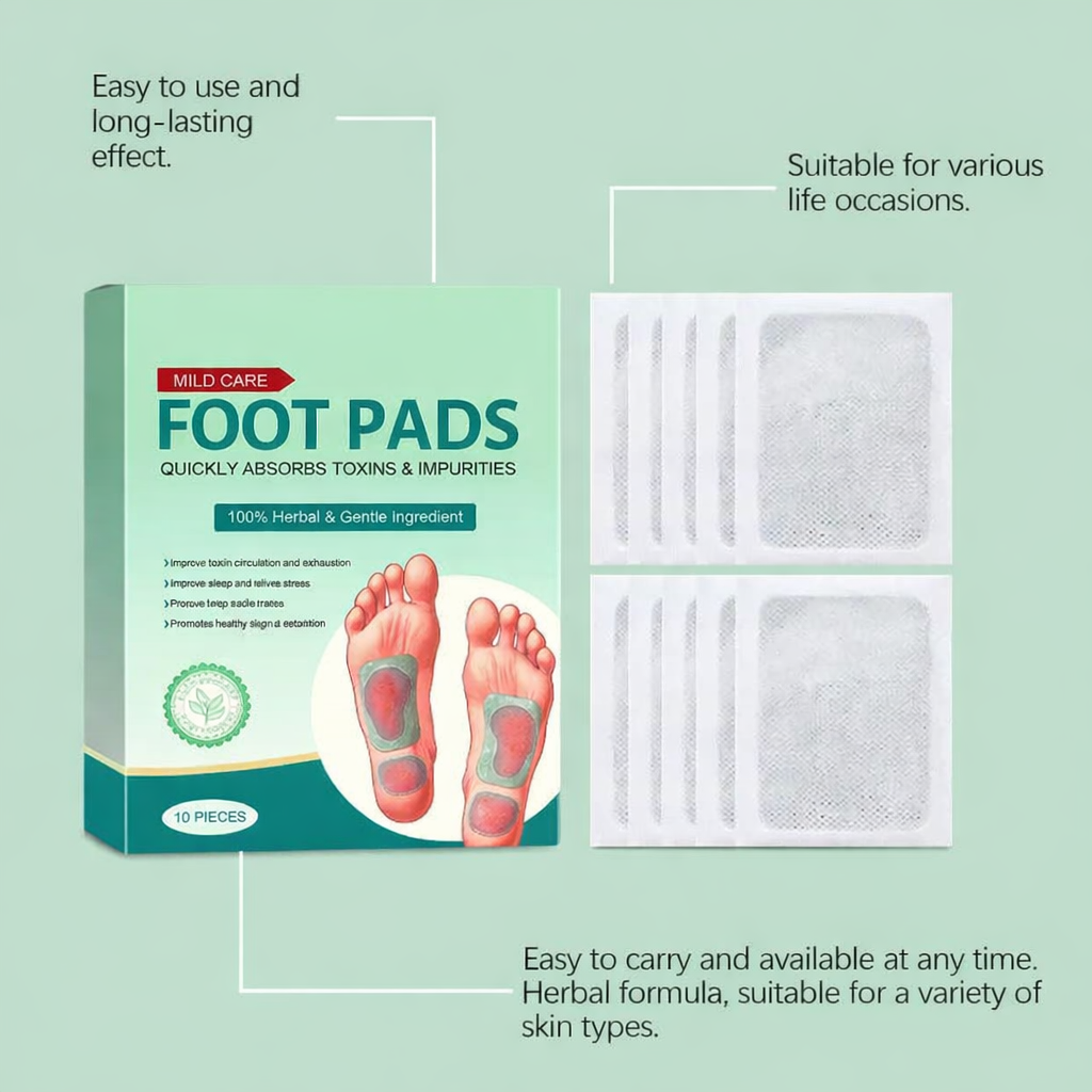 🌿Herbal & Gentle Ingredient Detox Foot Pads🌿🦶BUY 10 GET 20 FREE 🌱(Pack of 30)