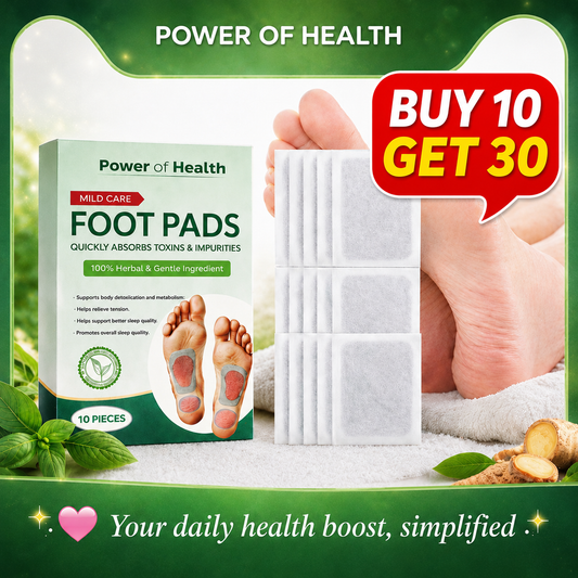 🌿Herbal & Gentle Ingredient Detox Foot Pads🌿🦶BUY 10 GET 20 FREE 🌱(Pack of 30)